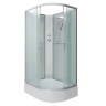 Душевая кабина Niagara NG-33984-14LBK (900х800х2000) средний поддон (26см) стекло МАТОВОЕ