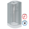 Душевая кабина Niagara NG-3312-14L (1200х800х2150) низкий поддон(13см) стекло МАТОВОЕ