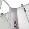 Душевая кабина Niagara NG-33084-14LBKT без крыши с тропическим душем