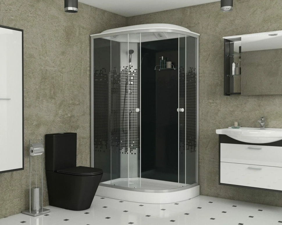 Душевая кабина NIAGARA NG-4512-14L BLACK