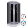 Душевая кабина Niagara NG-3512-14RF (1200х800х2150) низкий поддон(13см) стекло ТОНИРОВАННОЕ